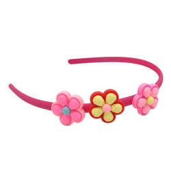 MEDIO PACK x6 SURTIDO 1 POR COLOR CON FLORES MOVIBLES VINCHA