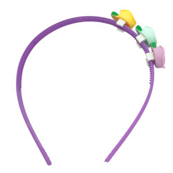 MEDIO PACK x6 SURTIDO 1 POR COLOR CON ROSAS ROCOCO MOVIBLES VINCHA