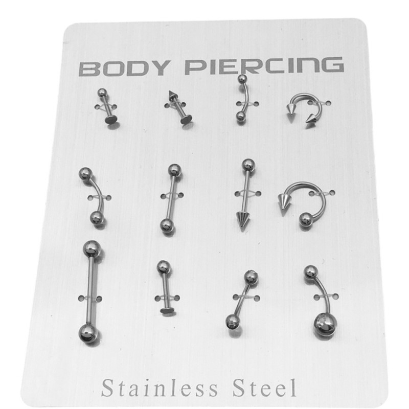 BLISTER x12 SURTIDO C:NUE009 PIERCING