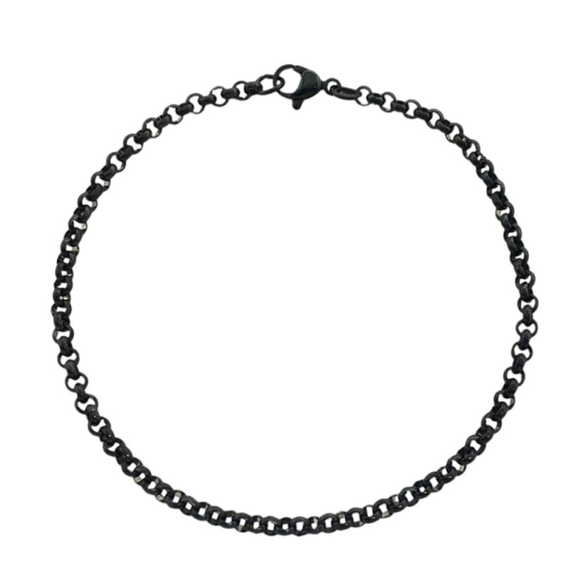 NEGRO ROLO 3.0 (3MM) - 20CM PULSERA A.Q. PULSERA