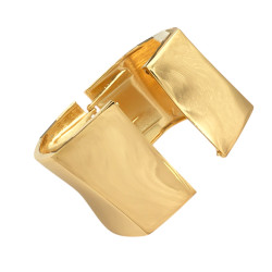 DORADO PREMIUM ANCHO XL ESCLAVA FANTASIA FINA PULSERA