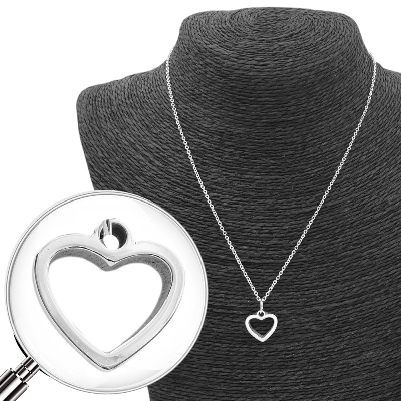 BLANCO CORAZON CALADO C/ESPESOR REGULABLE 45+5CM ACERO QUIRURGICO BLANCO COLLAR