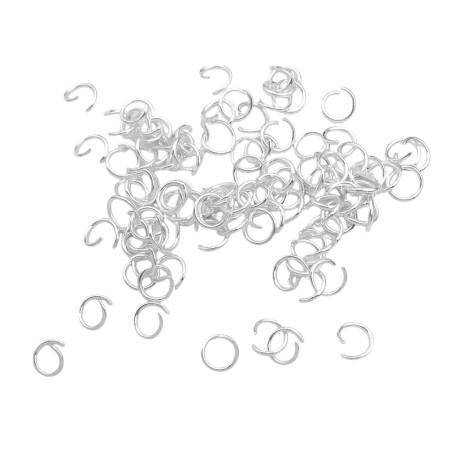 BLANCO 0.7*6MM  * (50 UNIDADES) ARGOLLAS DE UNION