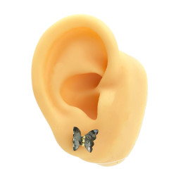 FUME CRISTAL FACETADO MARIPOSA PAR ARO