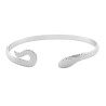 BLANCO ESCLAVA SERPIENTEC/ RELIEVE ABIERTA PULSERA