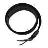 NEGRO UNISEX ECONOMICO CLASICO HEBILLA REDONDEADA CINTURON