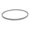 ESCLAVA CONTINUO DE LINEAS DIAGONALES EN RELIEVE 3*65MM PULSERA