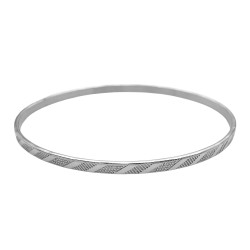 ESCLAVA TRAMAS DISTINTAS EN DIAGONAL 3*65MM PULSERA