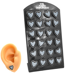 BLISTER x12 PARES CORAZON...