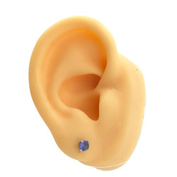 BLISTER X12 PARES ENGARZADOS STRASS SURTIDOS COLOR Y TAMAÑO 3 - 4 - 5MM AROS