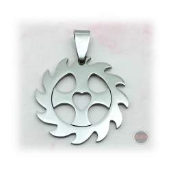 28MM CRUZ ORLADA CORAZON DIJE