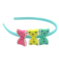 MEDIO PACK x6 SURTIDO 1 POR COLOR MOÑOS MOVIBLES VINCHA