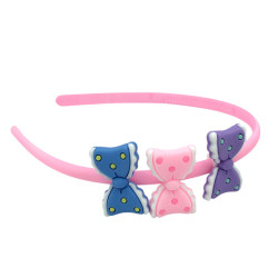 MEDIO PACK x6 SURTIDO 1 POR COLOR MOÑOS MOVIBLES VINCHA