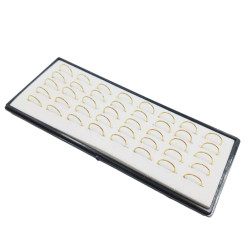 DORADO BLISTER x40 ARGOLLITAS FINAS DE NARIZ 10MM PIERCING