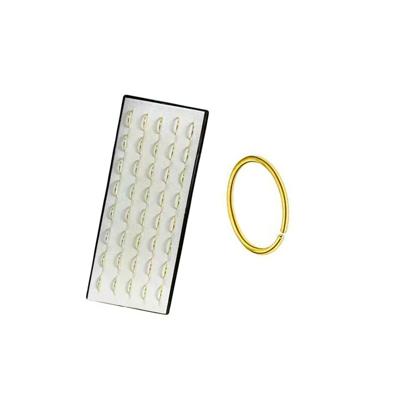 DORADO BLISTER x40 ARGOLLITAS FINAS DE NARIZ 10MM PIERCING
