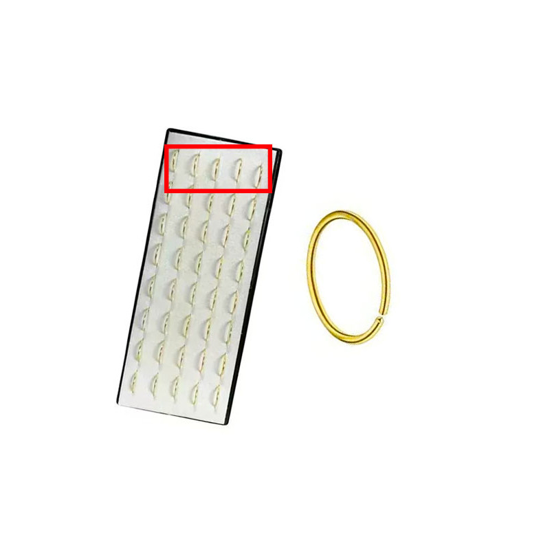 DORADO LINEA X5 ARGOLLITAS FINAS DE NARIZ 10MM PIERCING