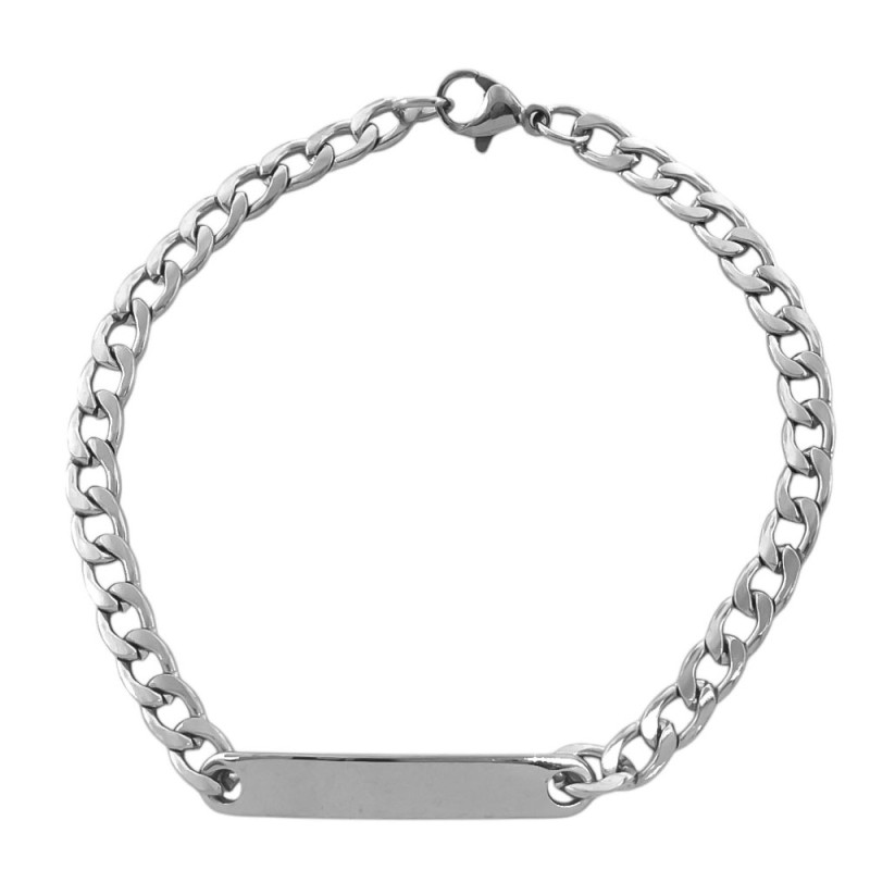 GROUMET PLANA 20 CM P/ GRABAR 1.2NK (4MM) - 20CM IDENTIFICACION PULSERA