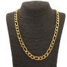 DORADO FIGARO PLANA 2.5NK (9MM)-70CM DORADO ACERO CADENA
