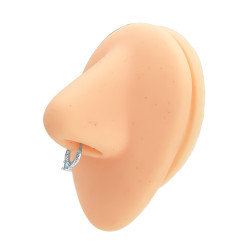 SEPTUM 8MM ARGOLLITA PLUMA Y CUBIC DE NARIZ U OREJA PIERCING