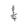 BAILARINA C/ MOSQUETON P/ PULSERA DIJE