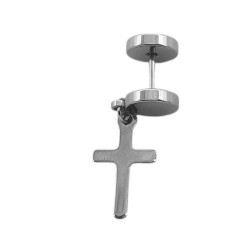 UNIDAD FALSO EXPANSOR C/ CRUZ COLGANDO A ROSCA PIERCING