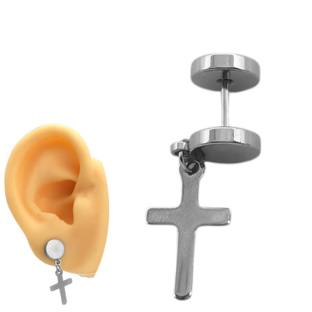 UNIDAD FALSO EXPANSOR C/ CRUZ COLGANDO A ROSCA PIERCING