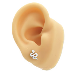 PAR SERPIENTE DE PERFIL MINIATURA ARO