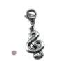 CLAVE DE SOL C/ MOSQUETON P/ PULSERA DIJE