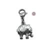 ELEFANTE C/ MOSQUETON P/ PULSERA DIJE