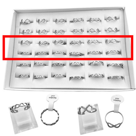 2 CURVAS 12 ANILLOS INFINITO Y CINTURON DE INFINITOS ANILLO