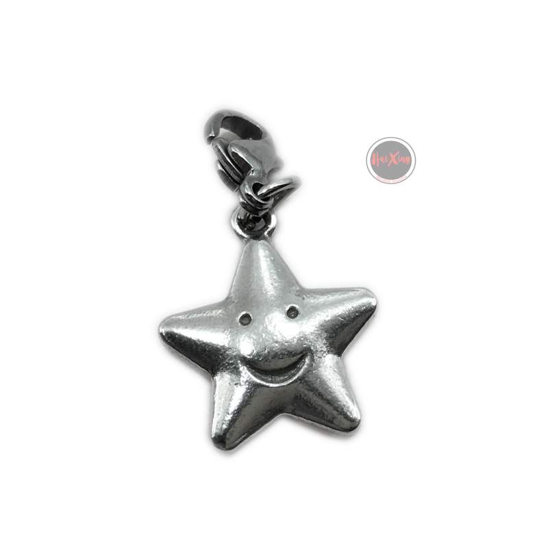 ESTRELLA C/ MOSQUETON P/ PULSERA DIJE