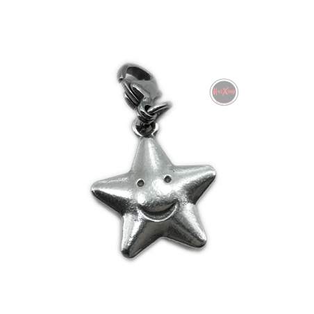 ESTRELLA C/ MOSQUETON P/ PULSERA DIJE