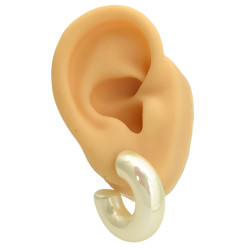 4 PARES TIPO PERLADOS UN PAR POR FORMA FANTASIA PERNO Y FRU FRU ACERO QUIRURGICO AROS