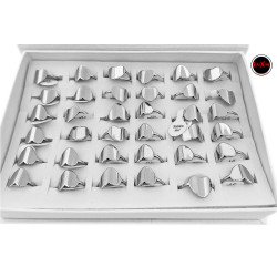 CURVA X6 CORAZONES CURVOS SE PUEDE GRABAR (TALLES 16-17-18-19-20-21) ANILLO