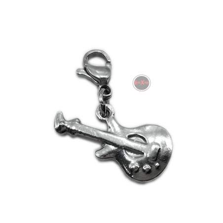 GUITARRA BAJO C/ MOSQUETON P/ PULSERA DIJE