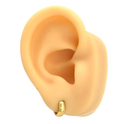 DORADO 3 PARES 4MM HUECA BISAGRA BOMBE LIVIANA 3 MEDIDAS 13-15-17MM ARO