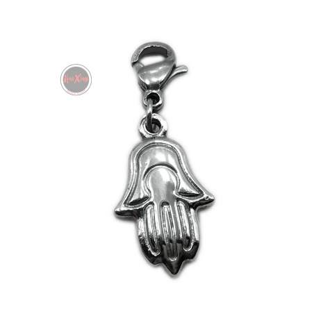 MANO FATIMA C/ MOSQUETON P/ PULSERA DIJE