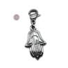 MANO FATIMA C/ MOSQUETON P/ PULSERA DIJE