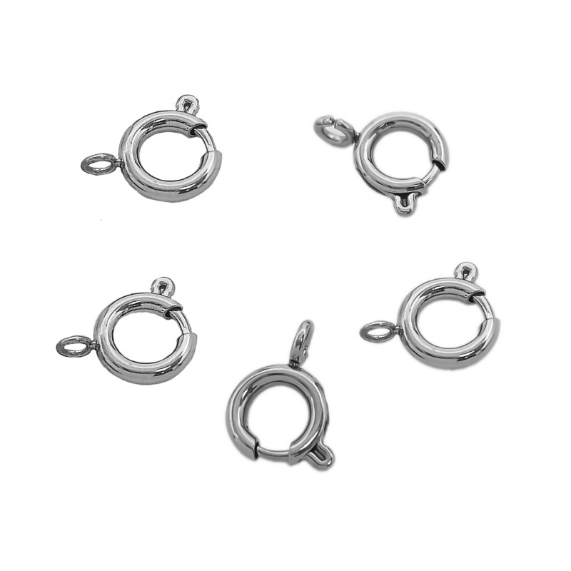 5 CIERRES ARGOLLA RESORTE 6MM