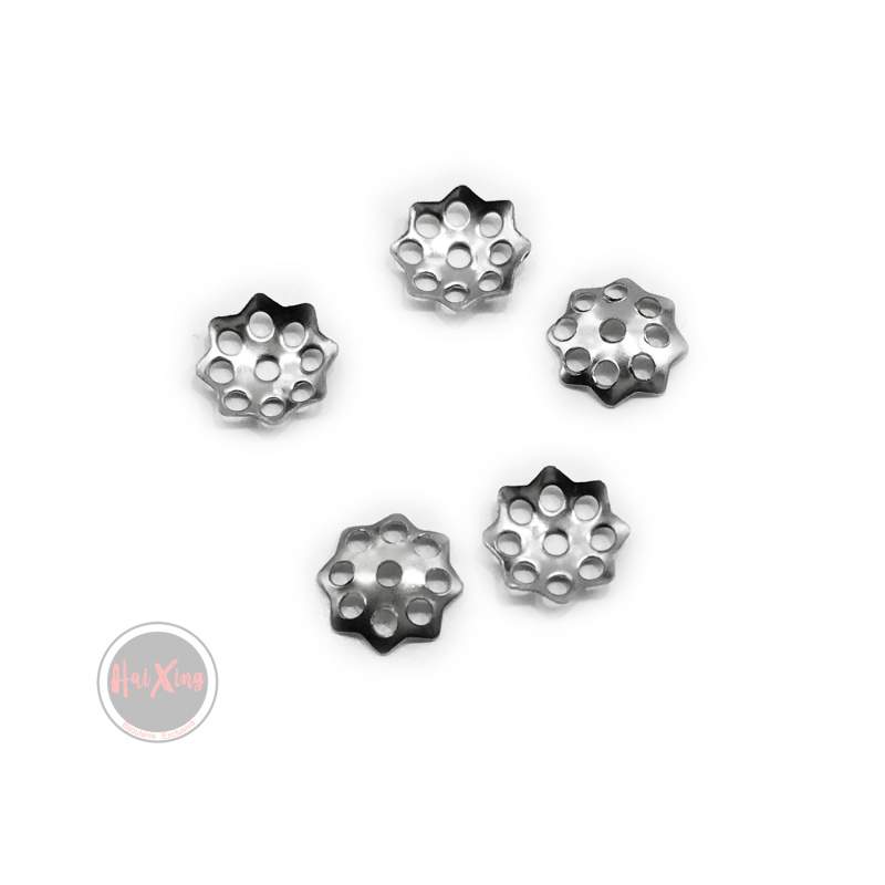 10 UNIDADES 6 mm CALOTAS CALADAS