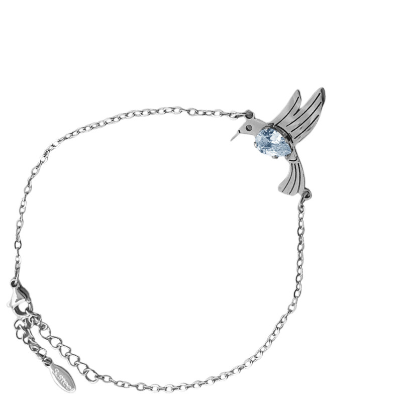 PICAFLOR COLIBRI C/ CUBIC 18+4CM PULSERA