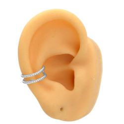 DOBLE LINEA MATRIZADA UNIDAD SOLITARIO CUFF BIDU ARO