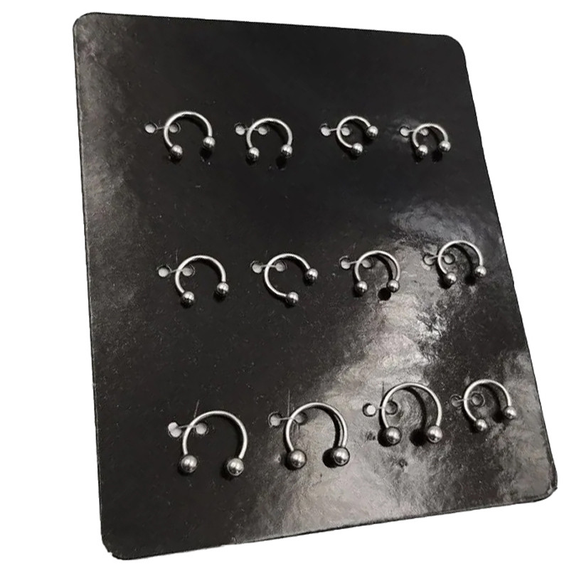 BLISTER TRES TAMAÑOS 6-8 Y 10MM INTERIOR x12 BULL BOLITA PIERCING