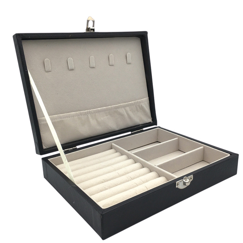 NEGRO ALHAJERO 20*15*4.5CM UN PISO FORRADO EN CURINA