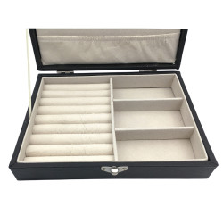 NEGRO ALHAJERO 20*15*4.5CM UN PISO FORRADO EN CURINA