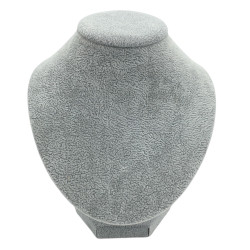 GRIS MEDIANO EXHIBIDOR BUSTO C/ PIE ITEM:WH0028 FORRADO EN CUERINA