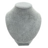 GRIS MEDIANO EXHIBIDOR BUSTO C/ PIE ITEM:WH0028 FORRADO EN CUERINA