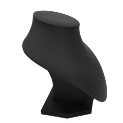 NEGRO MEDIANO EXHIBIDOR BUSTO C/ PIE ITEM:WH0027 FORRADO EN CUERINA
