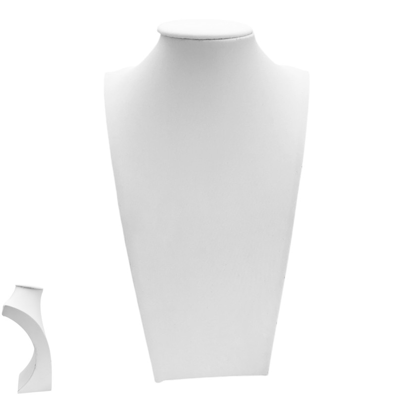BLANCO EXHIBIDOR MEDIANO BUSTO ITEM:WH1881 FORRADO EN CUERINA