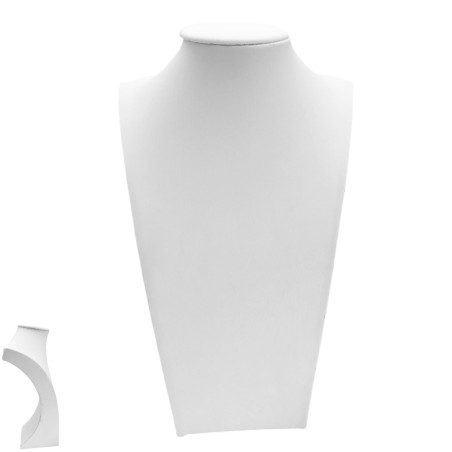 BLANCO EXHIBIDOR MEDIANO BUSTO ITEM:WH1881 FORRADO EN CUERINA